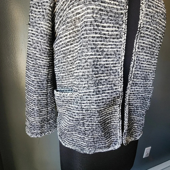 *NWT* Max Studio Striped Heathered Cardigan - Picture 3 of 6